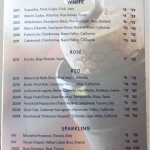 Wine List
